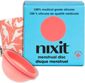 Nixit Menstrual Disc | Reusable Medical-Grade Silicone | 12-Hour Leak-Free Protection