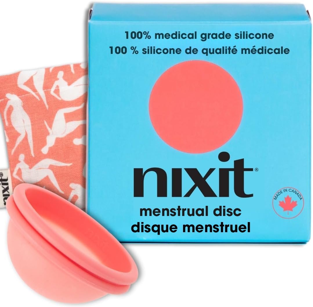 Nixit Menstrual Disc | Reusable Medical-Grade Silicone | 12-Hour Leak-Free Protection
